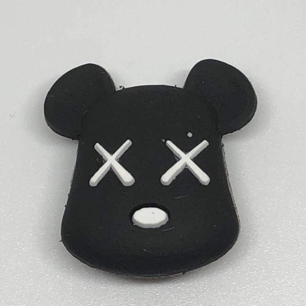 Black Bearbrick Croc Charms Jibbitz